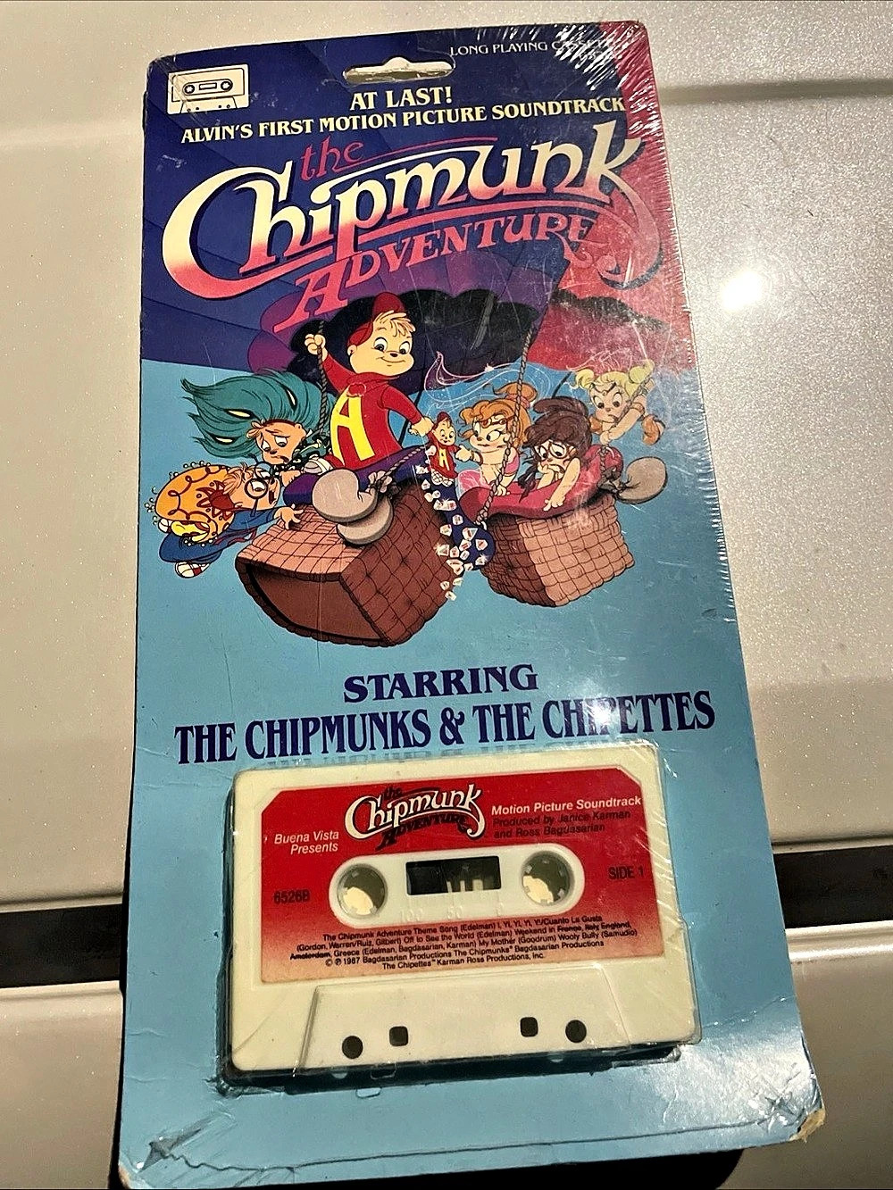 Buena Vista Records and Tapes Rare The Chipmunk Adventure Cassette Soundtrack